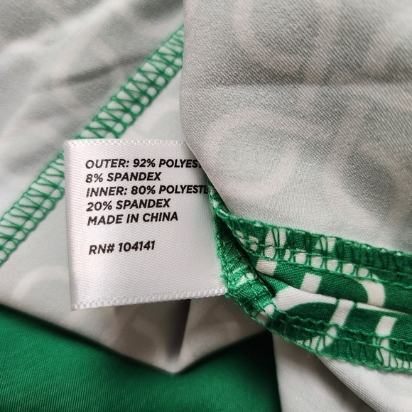 Size 16 Skort Golf Sport Skirt Links Green and white color LADY HAGEN NWT - Picture 14 of 16